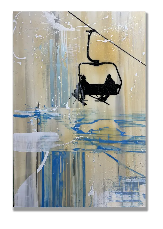 Slopes — Icon Collection painting by Erik Skoldberg, 46 × 64 in