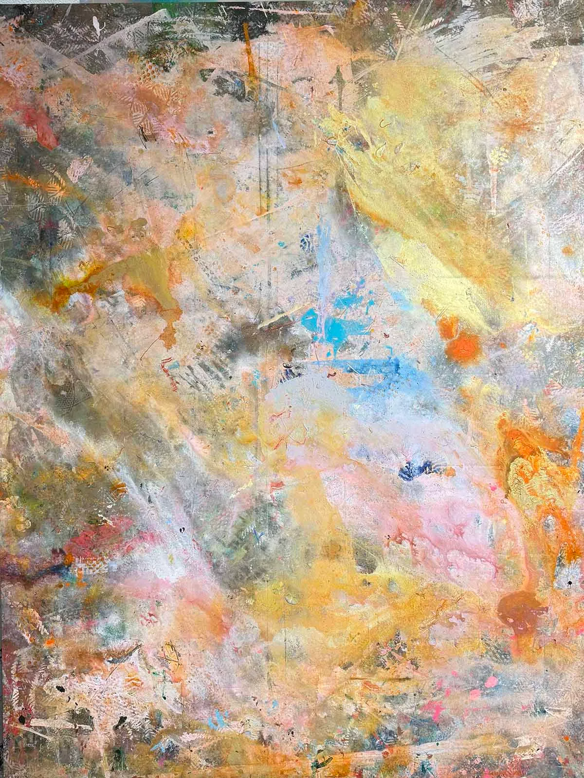 Studio Floor 2025 — Studio Floor Collection painting by Erik Skoldberg, 80 × 96 in